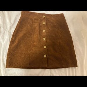 Corduroy skirt